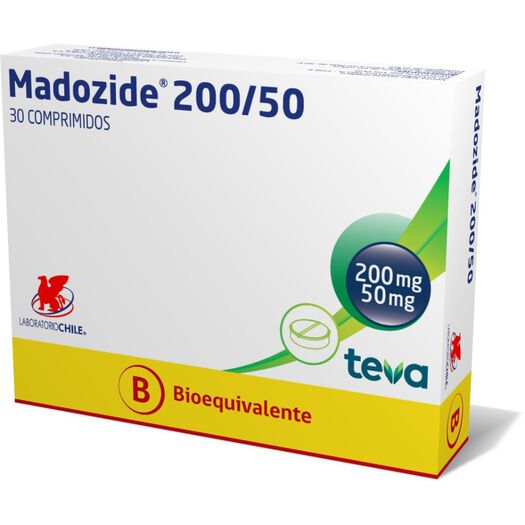 Madozide 200 mg/50 mg x 30 Comprimidos, , large image number 0