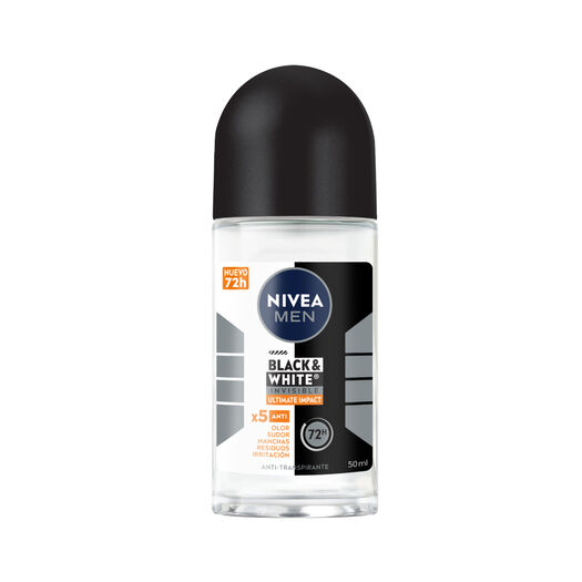 Nivea Roll On B&W Ultima Impact Men 50Ml, , large image number 0
