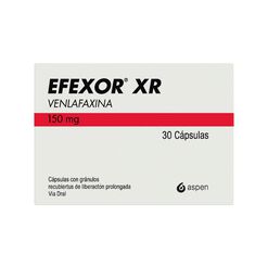 Efexor XR 150 mg 30 Cápsulas con Microgránulos Recubiertos de Liberación Prolongada