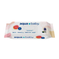 Toallitas Húmedas Aqua Baby Flushables 50 un