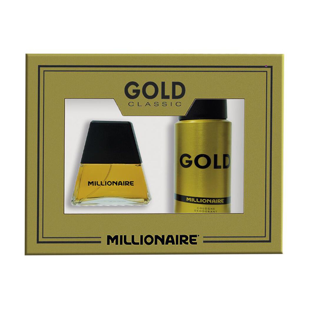 Set Millionaire Gold 60ml + Desodorante 150ml, , large image number 1