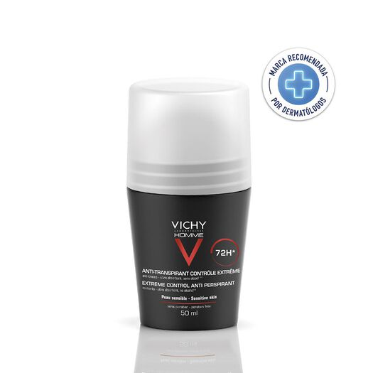 Vichy Homme Antitranpirante Roll On x 60 mL, , large image number 0
