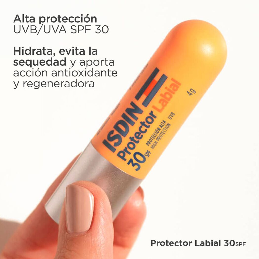Protector Solar Isdin Labial FPS 30 4 g, , large image number 1
