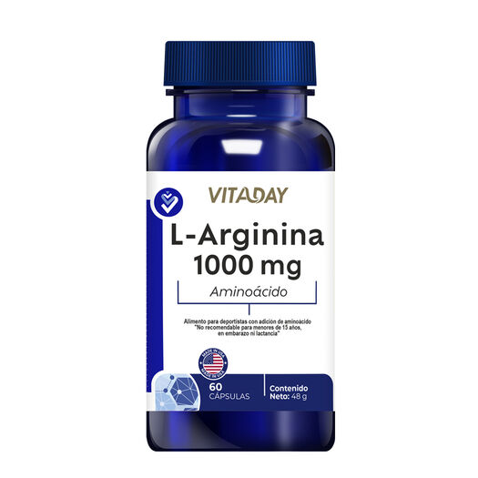 Vitaday L-Arginina 1000 Mg 60 Cápsulas, , large image number 0