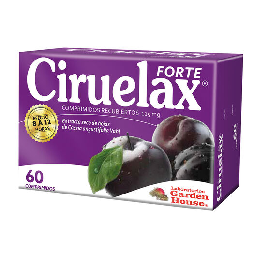 Ciruelax Forte 125 mg x 60 Comprimidos Recubiertos, , large image number 0
