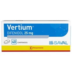 Vertium 25 mg x 40 Comprimidos