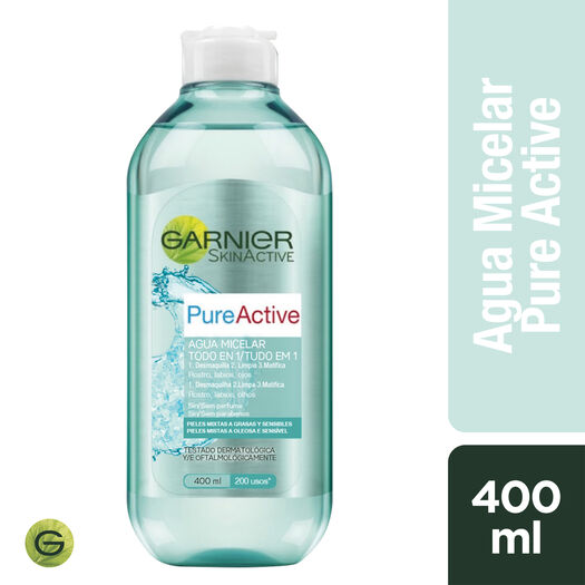 Garnier Agua Micelar Pure Active x 400 mL, , large image number 0