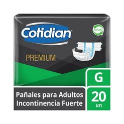 Pañal Premium Cotidian Adulto G 20 Un