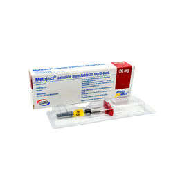 Metoject 20 mg/0.4 ml x 1 Jeringa Prellenada Solución Inyectable