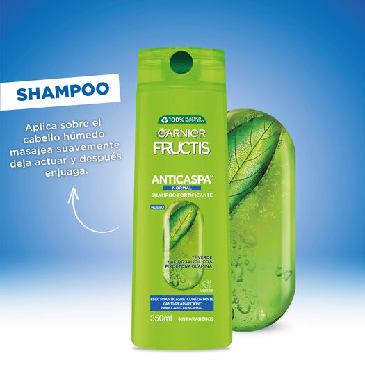 Pack 2x Shampoo Anticaspa Normal 350 ml, , large image number 1