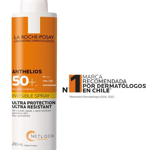 La Roche Posay Protector Solar Spray Anthelios Shaka Adultos FPS 50+ x 200 mL, , large image number 1