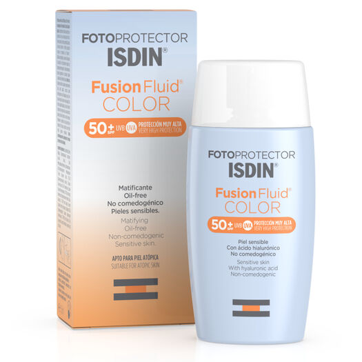 Isdin® Fotoprotector Fusion Fluid ® Color FPS 50+ x 50 mL, , large image number 0