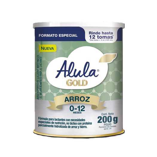 Formula Infantil Alula Gold Arroz 0-12 Meses 200 g, , large image number 0