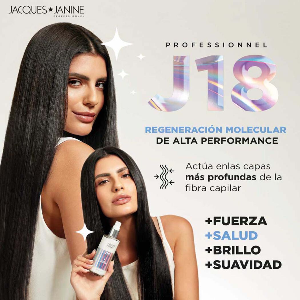 Tratamiento Jacques Janine J18 Leave In Reparación Molecular Intesiva Sin Enjuage 30ml, , large image number 1