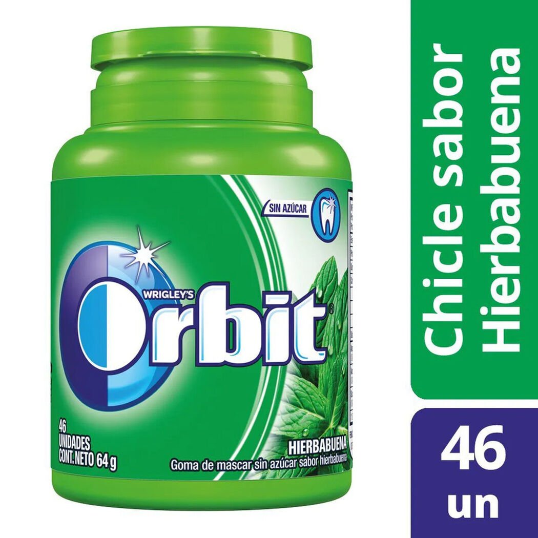 Orbit Goma De Mascar Spermint 46 Unidades, , large image number 0