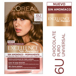Tintura Excellence Sin Amoníaco 6 U Chocolate Puro Universal 1 un