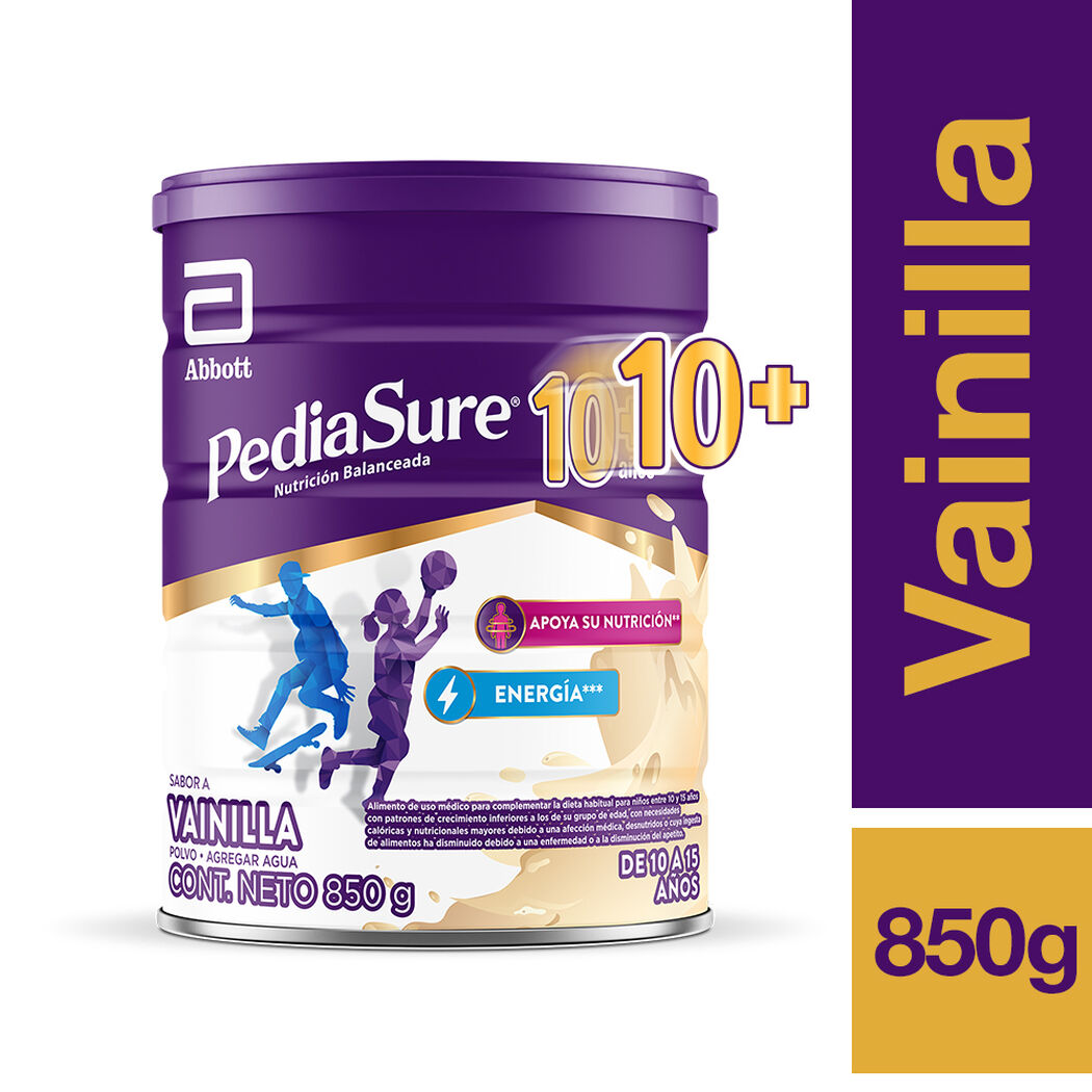 Pediasure 10+ Polvo Vainilla 850 g, , large image number 0