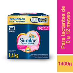 Fórmula Infantil Similac Total Comfort Etapa 1 y 2 1400 g
