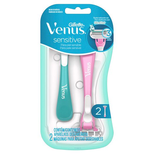 Máquina De Afeitar Desechable Gillette Venus Sensitive  Para Piel Sensible, 2 Unidades, , large image number 4