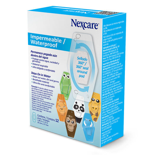 Parches Animales Impermeables 12 Und. Nexcare, , large image number 2
