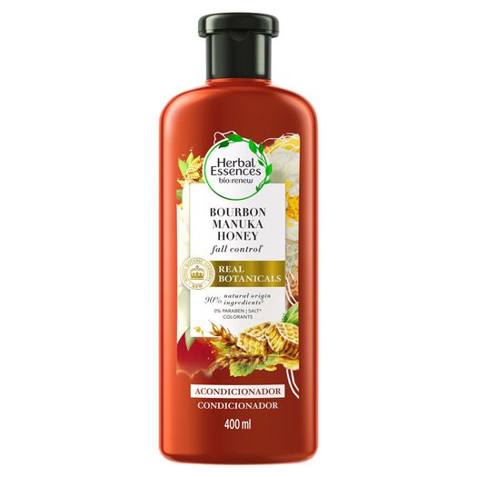 Herbal Essences Acondicionador Control Caída Bourbon Manuka Honey x 400 mL, , large image number 3