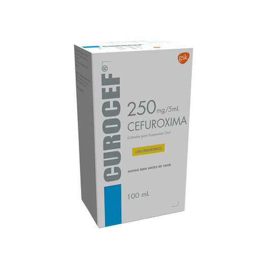 Curocef 250 mg/5 mL x 100 mL Gránulos Para Suspensión Oral, , large image number 0