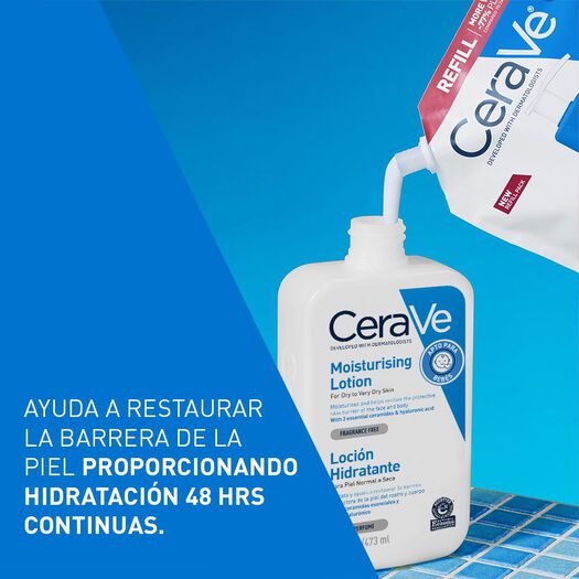 Loción Hidratante Cerave Recarga 473 mL, , large image number 2