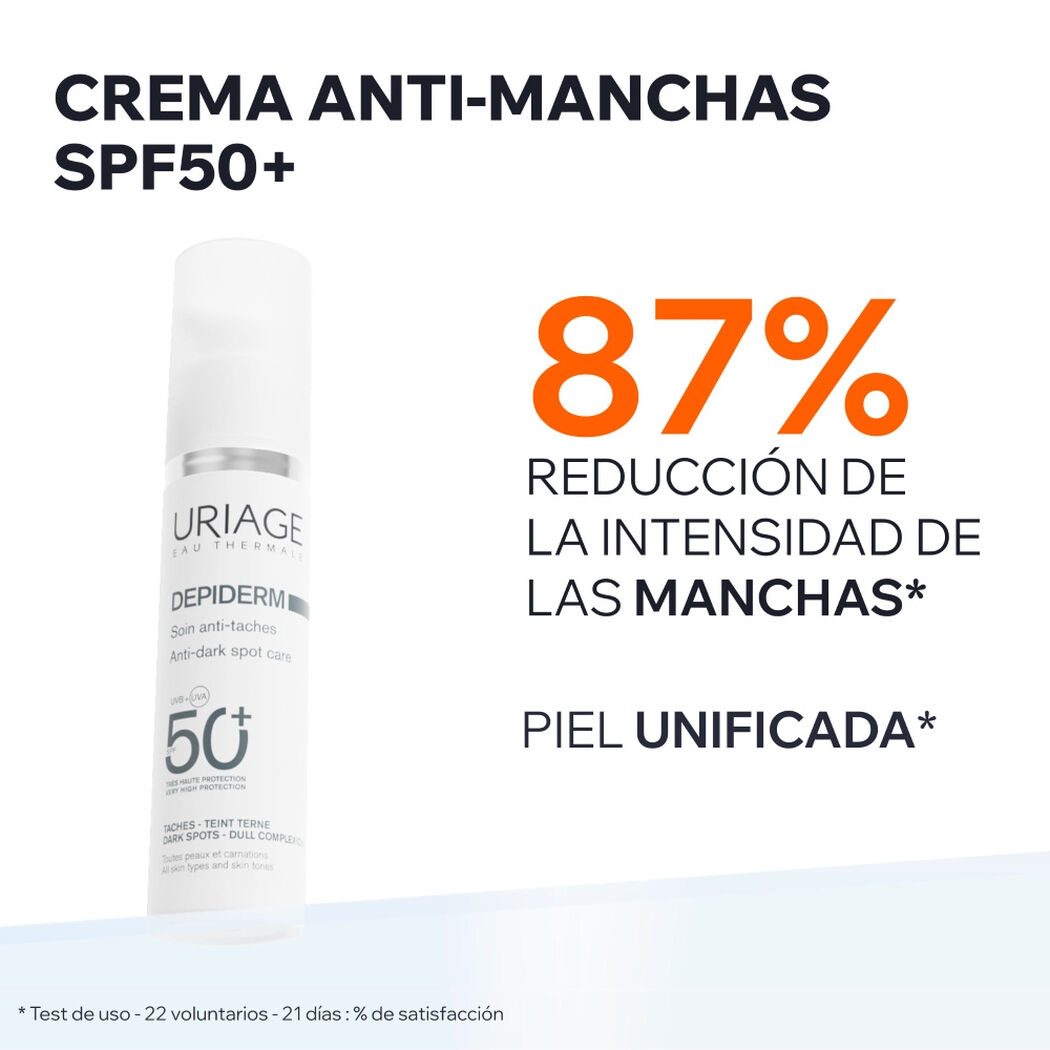 Tratamiento Antimanchas SPF50+ D&eacute;piderm 30ml Uriage, , large image number 1