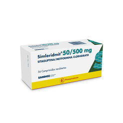 Simleridmit 50/500 x 56 Comprimidos Recubiertos