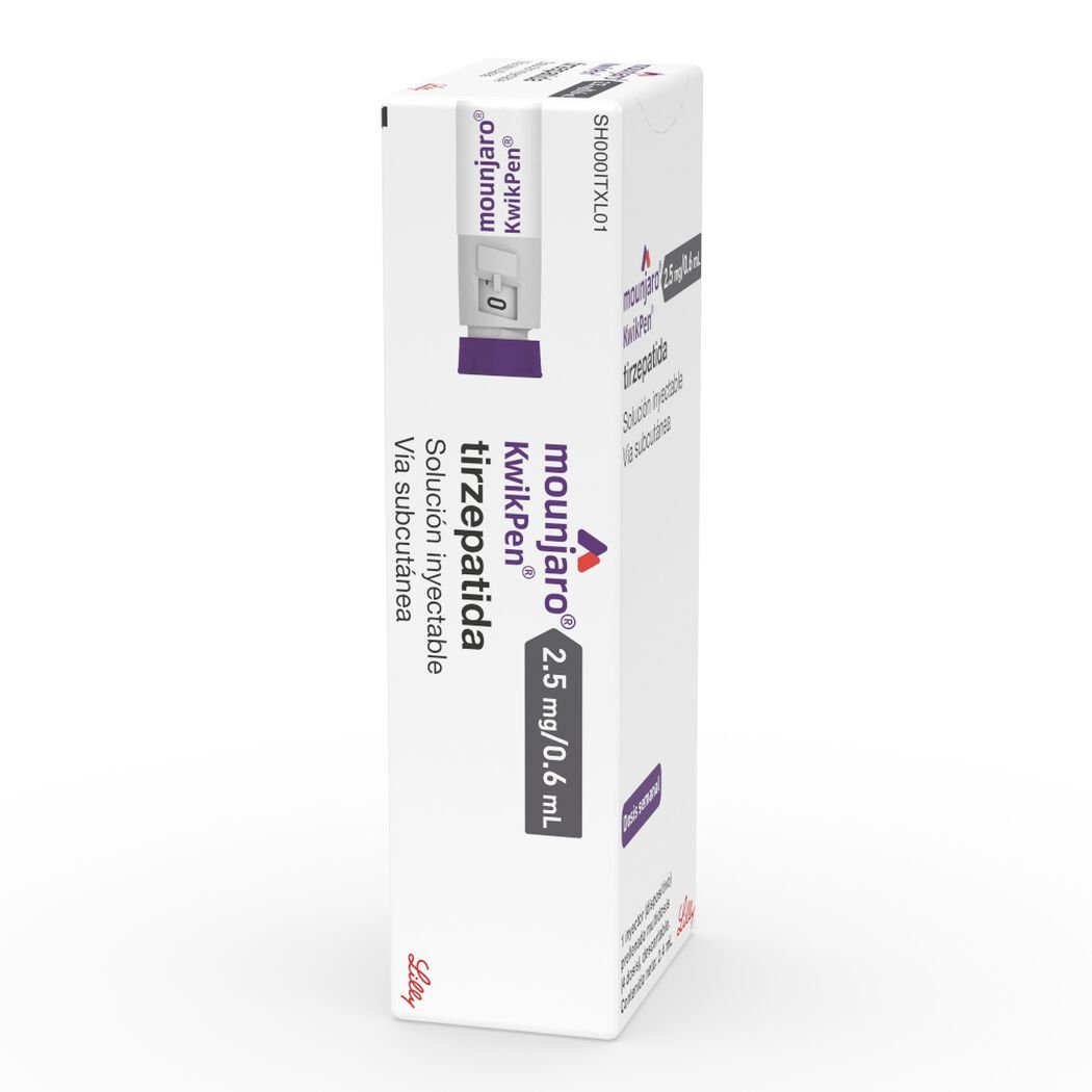 Mounjaro Tirzepatida KwikPen 2,5 mg/0,6 mL, , large image number 1