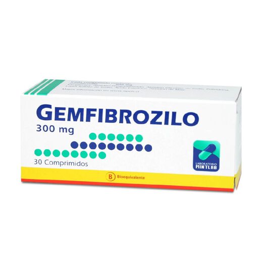 Gemfibrozilo 300 mg x 30 Comprimidos Recubiertos MINTLAB CO SA, , large image number 0