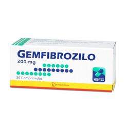 Gemfibrozilo 300 mg x 30 Comprimidos Recubiertos MINTLAB CO SA