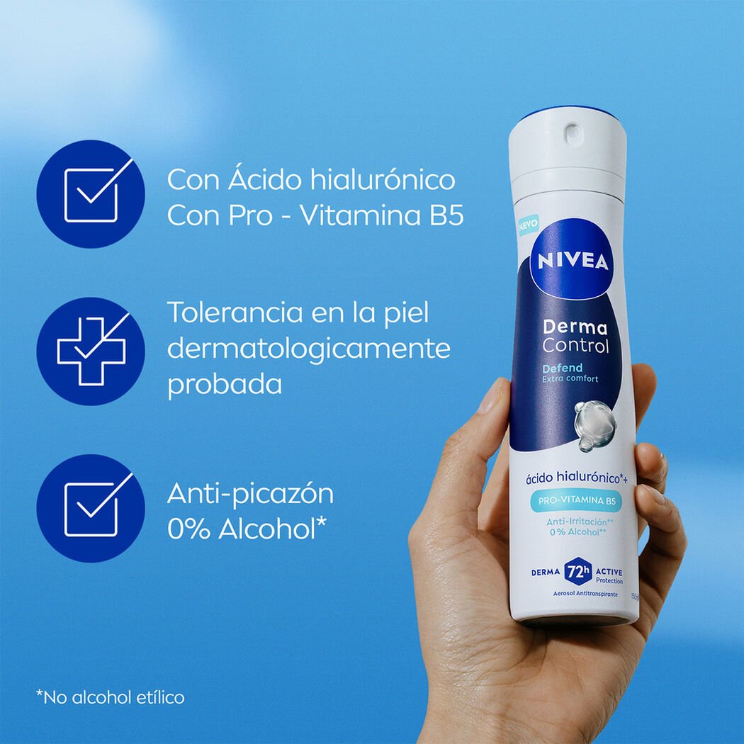 Desodorante NIVEA Derma Control Defend Spray 150ml, , large image number 1