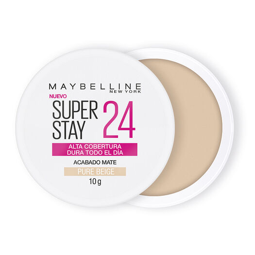 Maybelline Powder Compact Super Stay 24H 10g, Pure Beige, , large image number 0