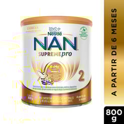 F&oacute;rmula Infantil Nan Supreme Etapa 2 800 g