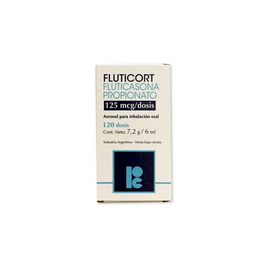 Fluticort 125 mcg/dosis x 120 Dosis Aerosol para Inhalación, , large image number 0