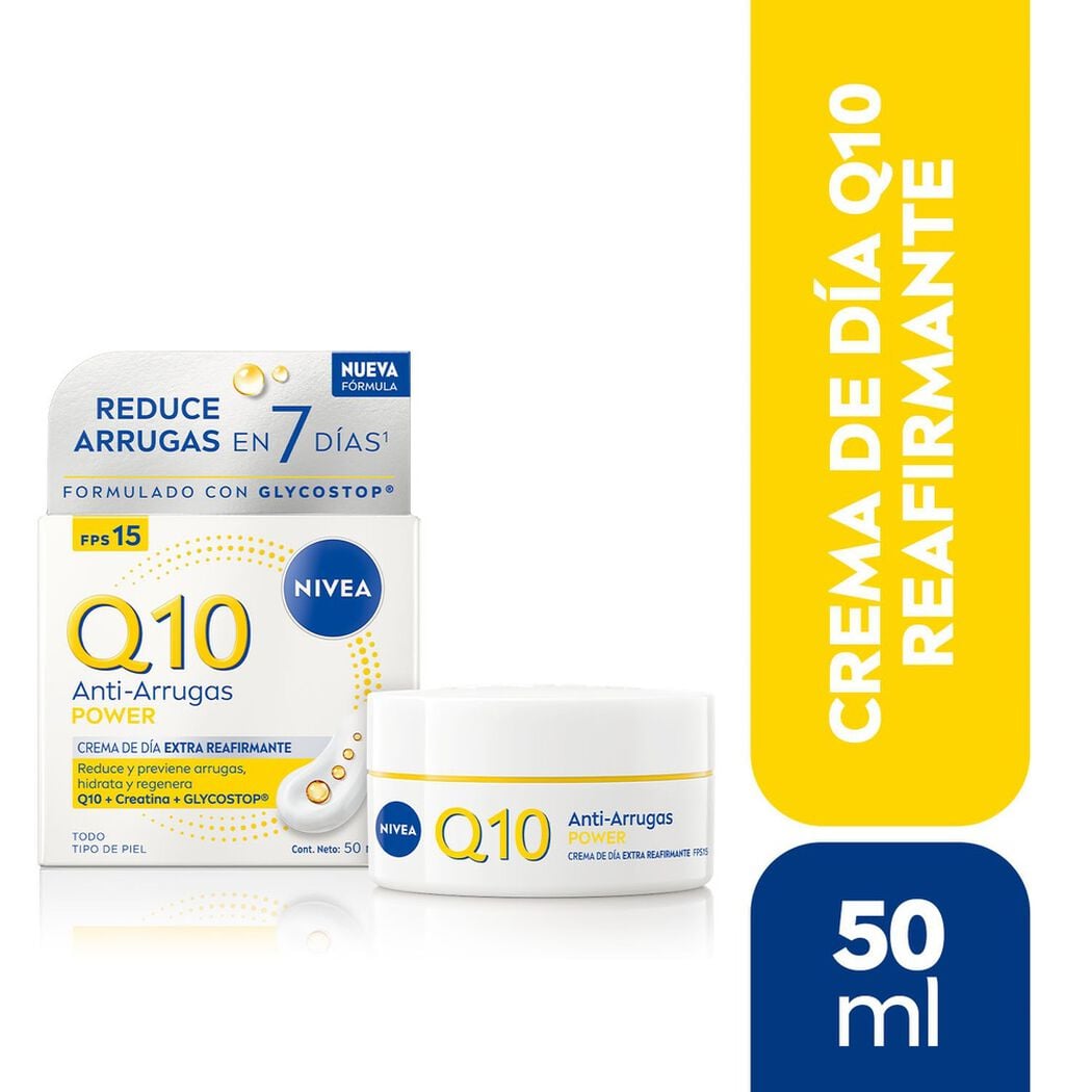 Crema Nivea Q 10 Anti Arrugas D&iacute;a 50 mL, , large image number 0