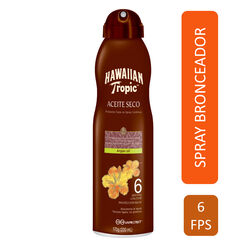 Hawaiian Tropic Bronceador Spray Argan Oil FPS 6 x 170 mL