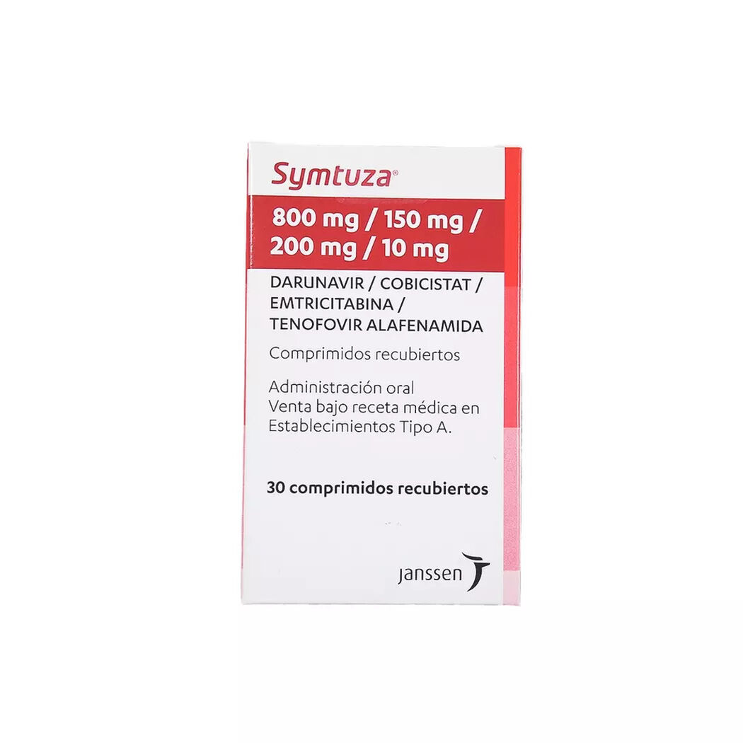 Symtuza 800 mg/150 mg x 30 comprimidos recubiertos, , large image number 0