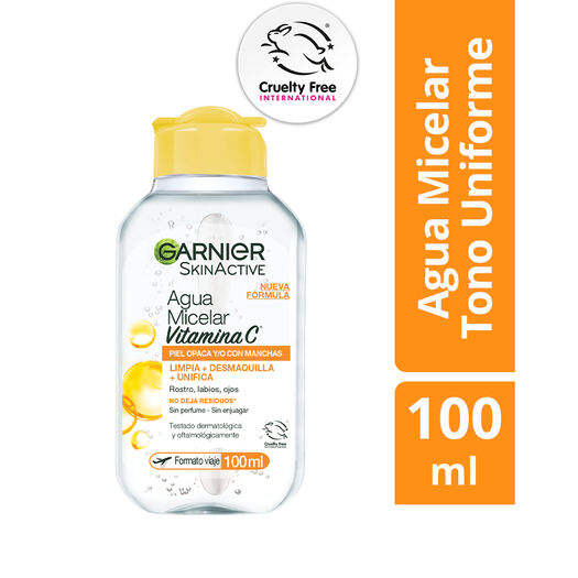 Agua Micelar Express Aclara Garnier 100Ml, , large image number 0