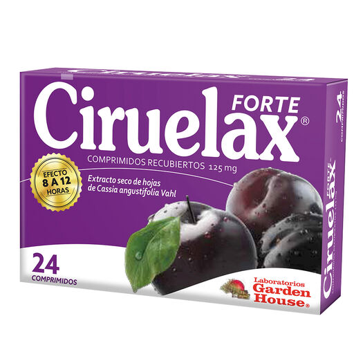 Ciruelax Forte 125 mg x 24 Comprimidos Recubiertos, , large image number 0