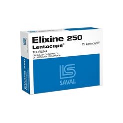Elixine 250 mg x 20 Capsulas Con Granulos De Liberacion Prolongada