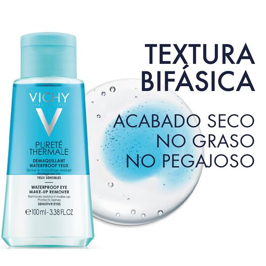 Desmaquillante Bifásico Ojos Waterproof Pureté Thermale 100 Ml, , large image number 3