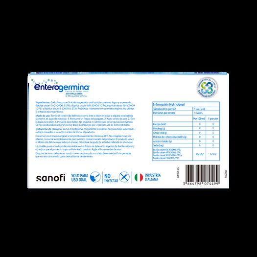 Enterogermina 10 Viales X 5 Ml, , large image number 2