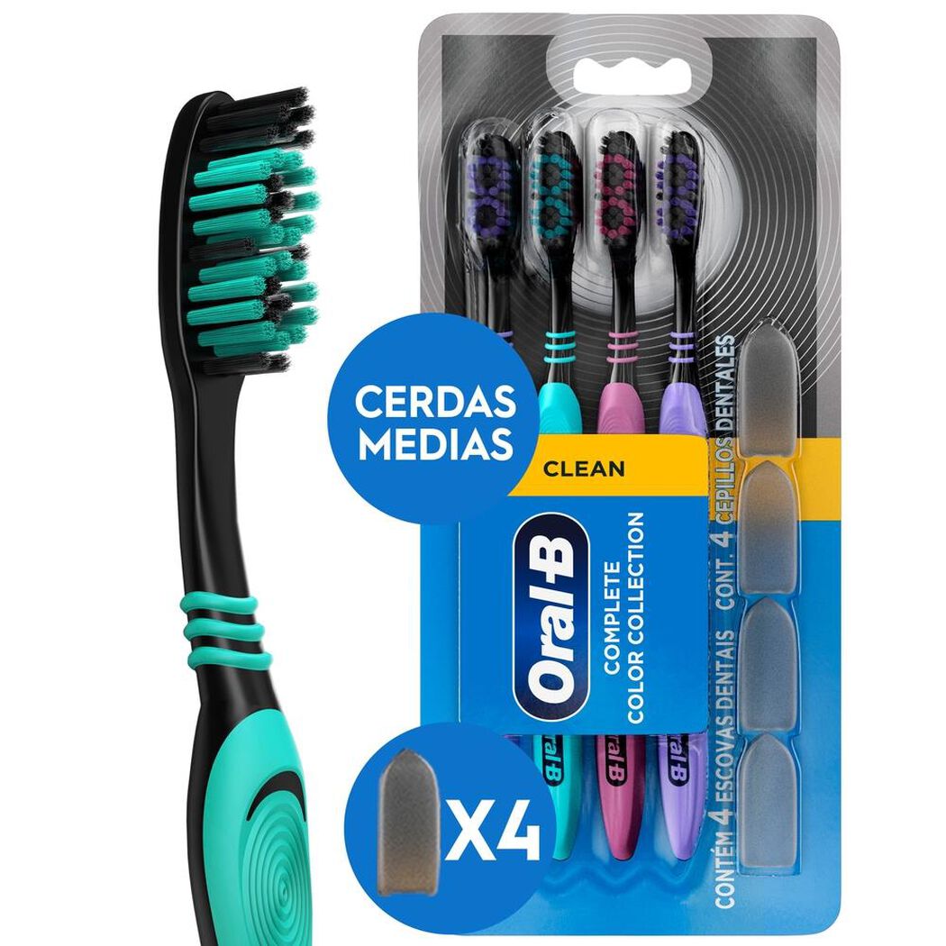 Cepillo de Dientes Oral B Medio 4 un, , large image number 0