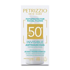 Protector Solar Petrizzio Facial Fluido Antimanchas Ultra Ligero FPS 50+ 40 mL