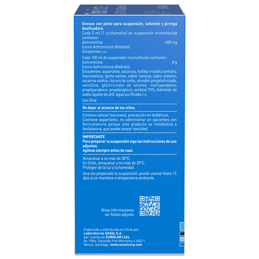 Trex Forte 400 mg/5 mL x 30 mL Polvo para Suspensión Oral con Solvente, , large image number 1