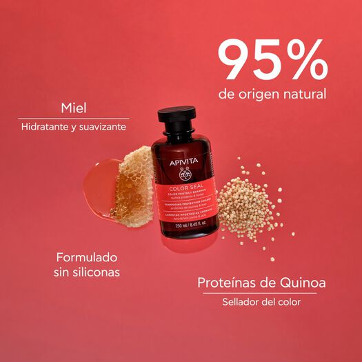 Shampoo Apivita Protector de Color 250 mL, , large image number 2