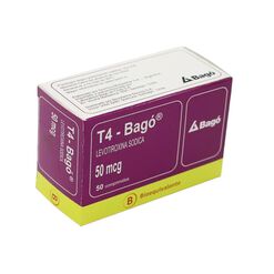 T4-Bagó 50 mcg x 50 Comprimidos