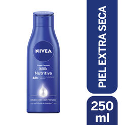 CREMA CORPORAL NIVEA MILK NUTRITIVA PIEL EXTRA SECA 250ML